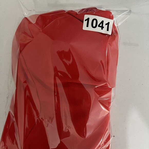 Calvin Klein Womens 8 Red Mock Neck Maxi Dress Tie Minimalist Fairy Formal Event - Picture 16 of 16